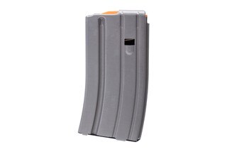 <p>DuraMag Speed 5.56/300BLK AR-15 Magazine W/ Orange Anti-Tilt Follower - 20 Round - Grey</p>